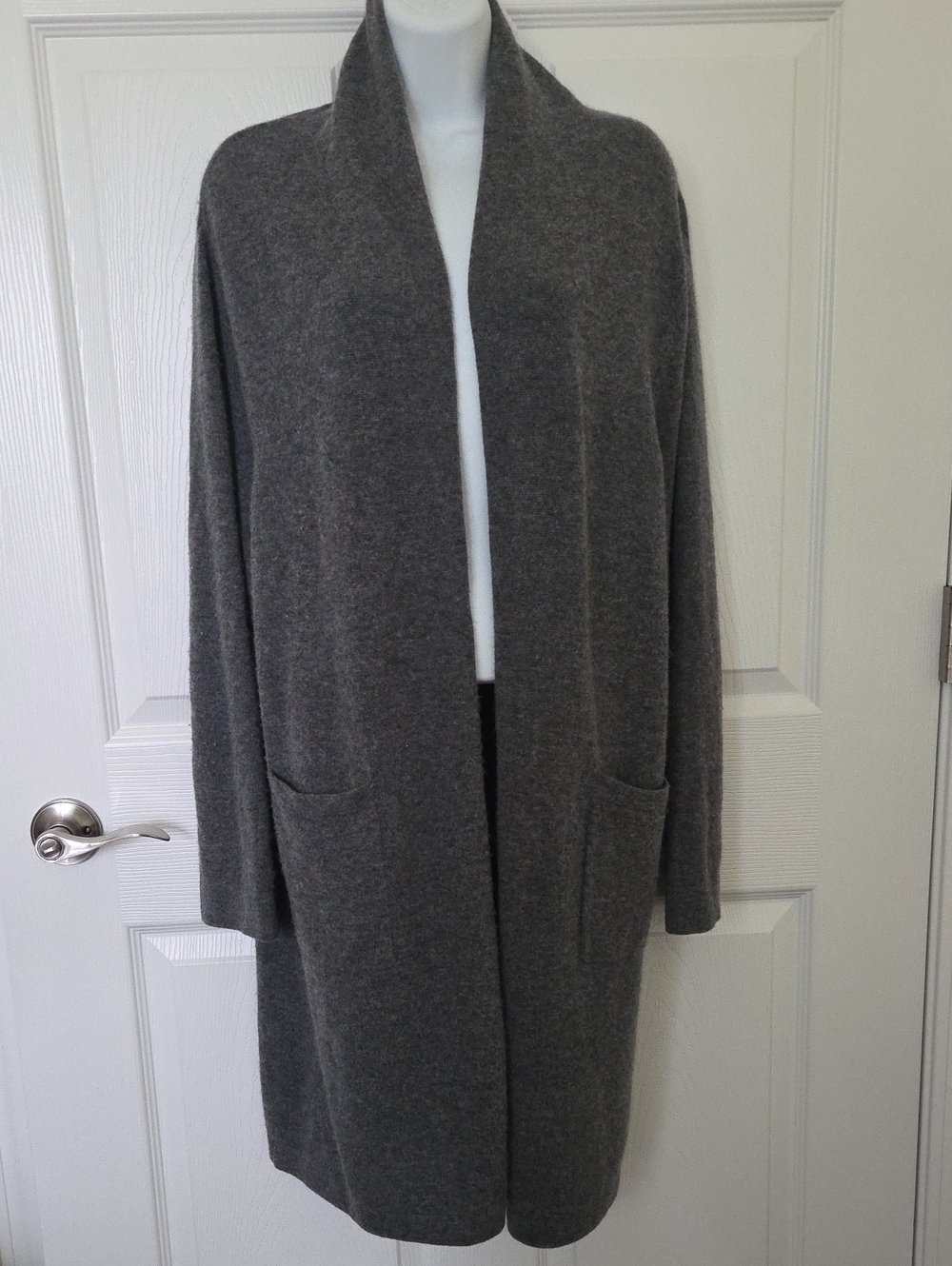 Madison Park Cashmere Blend Cardigan M